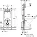 Инсталляция для унитаза Geberit Duofix Duofix Delta 458.126.00.1, фото 3