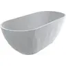 Мармурова ванна Miraggio Sapfire Miramarble 0002250 (165x76 см, окремостояча), Колір виробника: білий глянець, Технологія виробництва: Miramarble, фото 