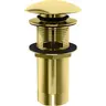Донний клапан Kohlman Klik-Klak Brushed Gold KOREK EGDB (брашоване золото, з переливом), Колір виробника: золото брашоване (матове), фото 