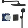 Душевая система с термостатом Grohe QuickFix Precision Vitalio Comfort 250 348822430 (черная матовая, скрытого монтажа), Цвет производителя: черный матовый, фото 