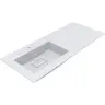 Умывальник-столешница Miraggio Erica 1200 L Mirasoft 8813569 (120x50 см, белый матовый, с крылом), Доступные размеры: 120 x 50 L, Цвет производителя: белый матовый, Технология производства: Mirasoft Technology, фото 