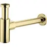 Сифон для раковины VBI Gold VBI-059100GL (золото, бутылочный), Цвет производителя: золото, фото 