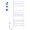 Электрический полотенцесушитель Navin Largo Sensor Wi-Fi 12-844155-5012 (500x1200, белый, левый, сенсорный, с таймером), Доступные размеры: 500 x 1200, Цвет производителя: белый глянец, Подключение полотенцесушителя: левое, фото 