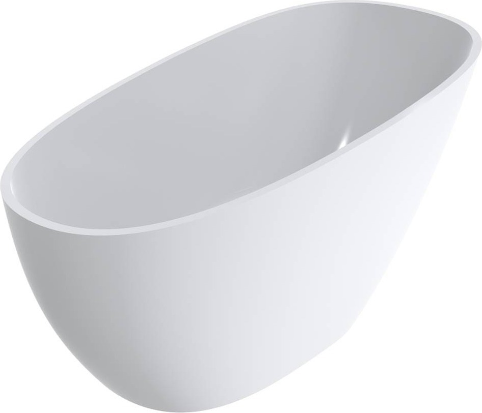 Мраморная ванна Miraggio Valeria Miramarble 69125547 (140x74 см ...