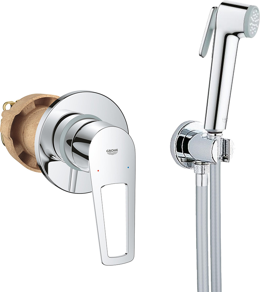 Гигиенический душ со смесителем Grohe BauLoop New UA11104202 (29042001 ...
