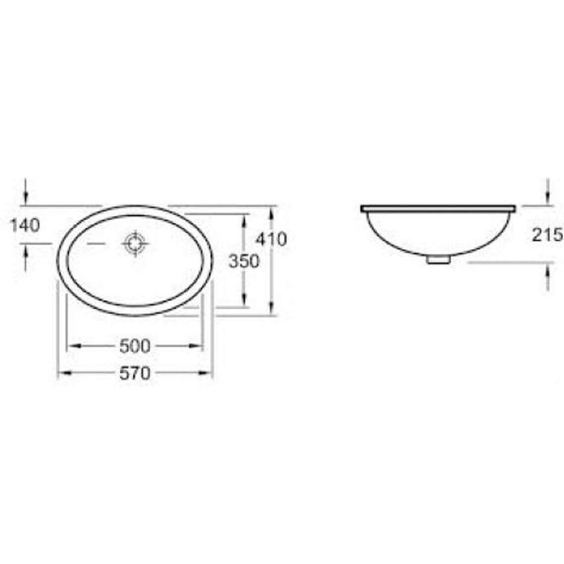 Раковина под столешницу Villeroy & Boch Evana 61470001 купить в ...