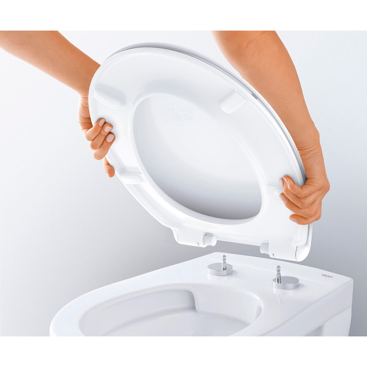 Сиденье с крышкой для унитаза Grohe Bau Ceramic 39493000 купить в ...