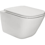 Унитаз подвесной с сиденьем Slim с микролифтом Roca Gap A34H470000, фото 