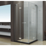 Душевая кабина без поддона 90x90 Asignatura Aragon 89020409 (профиль сатин, стекло прозрачное), фото 