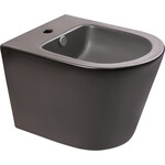 Биде подвесное Qtap Scorpio QT1455053FMB (черное матовое), фото 