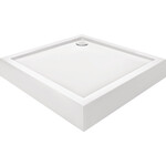 Душова кабіна Qtap Taurus Chrome TAUCRM1011SC6 (100x100 см, скло прозоре, профіль хром), фото , изображение 2