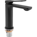 Змішувач для раковини Qtap Slavonice 1042103B (чорний матовий), фото 