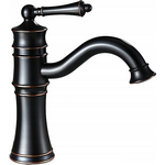 Змішувач для умивальника Rea Vintage Old REA-B0226 (чорний), фото 