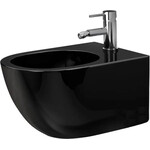 Біде підвісне Rea Carlo Mini Black Shiny REA-C6380 (чорне), Колір виробника: чорний глянець, фото 