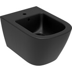 Безободковый подвесной унитаз Volle Solo Black 13-55-111Black (черный матовый, с сиденьем), Цвет производителя: черный матовый, фото 2