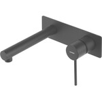 Смеситель скрытого монтажа для умывальника Corsan Lugo Black Matt CMB7515BL (черный матовый, внутренняя часть в комплекте), Цвет производителя: черный матовый, фото 