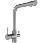 Смеситель для кухни Mexen Duero Grey MEX-671600-61 (серый матовый, с подключением питьевой воды), Цвет производителя: серый матовый, фото 