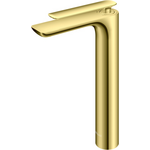 Смеситель для раковины Kohlman Experience Gold QB170EGD (золотой, высокий), Цвет производителя: золото, фото 