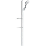 Душевой гарнитур Hansgrohe Raindance Select S EcoSmart White/Chrome 27647400 (белый/хром, с 2 полками), фото 