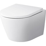 Безободковый подвесной унитаз Am.Pm Sense FlashClean C741701SC (с сиденьем), фото 