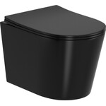 Биде подвесное Imprese Jess i11331MB (черное матовое), фото 2