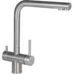 Смеситель для кухни Lidz Aria 24F-SFS (LDARI020F1NKS43359, никель, с подключением питьевой воды), фото 