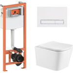 Біде підвісне Qtap Crow QT05555371W, фото , изображение 2