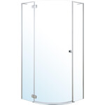Душевая кабина Volle Benita Left 1017.114600L (90x90 см, стекло прозрачное, профиль хром), Доступные размеры: 90 x 90 L, Цвет производителя: хром, фото 