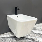 Безобідковий підвісний унітаз VBI Caprera White VBI-020300 (білий глянсовий, з сидінням), фото , изображение 2