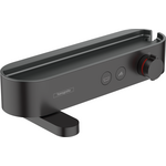 Смеситель для ванны с термостатом Hansgrohe ShowerTablet Select Matt Black 24340670 (черный матовый, с полкой), Цвет производителя: черный матовый, фото 