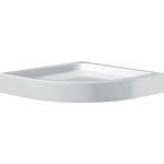 Душевая кабина 100x100 см Am.Pm Gem 1/4 Round W90UG-401-100BT (без поддона, стекло прозрачное, профиль черный матовый), Доступные размеры: 100 x 100, Цвет производителя: черный матовый, фото 2