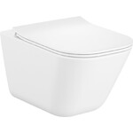 Безободковый подвесной унитаз Roca Gap A34H472000 (с сиденьем), фото 