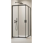 Душевая кабина Radaway Alienta C Black 10238080-54-01 (80x80 см, стекло прозрачное, профиль черный матовый), Доступные размеры: 80 x 80, Цвет производителя: черный матовый, фото 