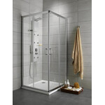 Душова кабіна Radaway Premium Plus D 1900 30435-01-01N (120x80 см, скло прозоре, профіль хром), Доступні розміри: 120 x 80, Колір виробника: прозоре скло, фото 