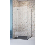 Душевая кабина Radaway Torrenta KDJ Chrome 132202-01-01L (90x90L см, левосторонняя, стекло прозрачное, петли хром), Доступные размеры: 90 x 90 L, фото 