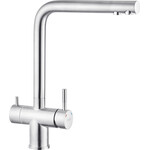 Смеситель для кухни Kroner KRP Edelstahl Klassisch ESG03811 (нержавейка, с подключением питьевой воды), фото 