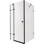 Душевая кабина Qtap Capricorn Black Matt CAPBLA1099SC6 (90x90 см, стекло прозрачное, профиль черный матовый), фото 