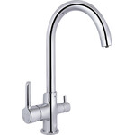 Смеситель для кухни Qtap Grand Chrome QTGRA362CRM45667 (хром, с подключением питьевой воды), Цвет производителя: хром, фото 