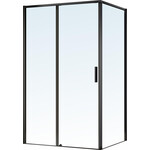 Душова кабіна Imprese Osser Black Matt s6400601TR (120x80 см, прозоре скло, профіль чорний матовий), фото 