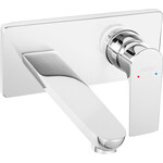 Смеситель скрытого монтажа для умывальника Ferro Algeo Square Chrome BAQ3PA18 (внутренняя часть в комплекте), фото 