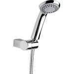 Лійка для душу Ferro Sole Chrome U300 (трирежимна, зі шлангом та тримачем), фото 