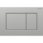 Смывная клавиша Geberit Sigma01 Square 115.660.JQ.1 (матовый хром), Цвет производителя: сатин (хром матовый), фото 