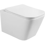 Безободковый подвесной унитаз Volle Libra 2.0 Vortice 1321.001000 (воронкообразный, с сиденьем), фото 