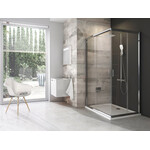 Душова кабіна Ravak Blix BLRV2K-100+BLRV2K-100 (1XVA0C00Z1SET100100, 100x100 см, скло прозоре, профіль хром), Доступні розміри: 100 x 100, Колір виробника: прозоре скло, обробка хром, фото 
