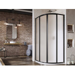Душова кабіна Ravak Supernova SKCP4-80 (3114O302ZG, 80x80 см, скло матове, профіль чорний), Доступні розміри: 80 x 80, Колір виробника: матове скло, обробка чорна, фото 