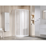 Душова кабіна Ravak Supernova SKCP4-90 (3117O10211, 90x90 см, скло матове рифлене, профіль білий), Доступні розміри: 90 x 90, Колір виробника: матове рифлене скло, обробка біла, фото 
