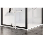 Душова кабіна Ravak Pivot PDOP2-120+PPS-80+PPS-80 (03GG0300Z1SET1202XPPS80, 120х80 см, скло прозоре, профіль чорний), Доступні розміри: 120 x 80, Колір виробника: прозоре скло, обробка чорна, фото 