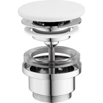 Донный клапан Ravak Flat X01920 (белый матовый, универсальный), Цвет производителя: белый матовый, фото 