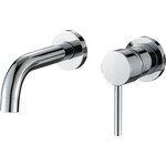 Смеситель скрытого монтажа для умывальника VBI Milano Chrome VBI-050102CH (хром, внутренняя часть в комплекте), Цвет производителя: хром, фото 