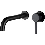 Змішувач прихованого монтажу для умивальника Milano Long Black VBI-050103BL (чорний, внутрішня частина в комплекті), Колір виробника: чорний, фото 